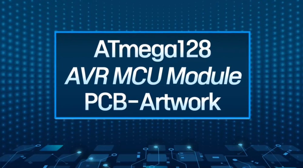 ATmega128 AVR MCU Module PCB-Artwork