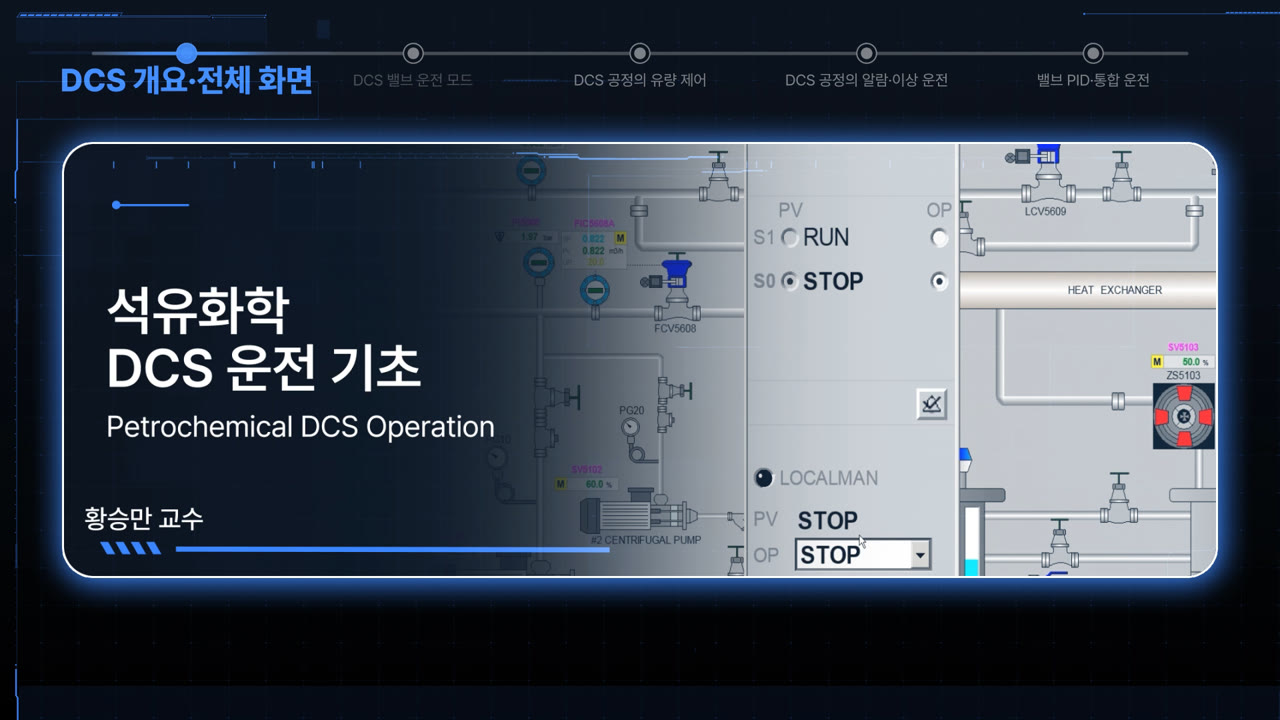 석유화학 DCS 운전 기초